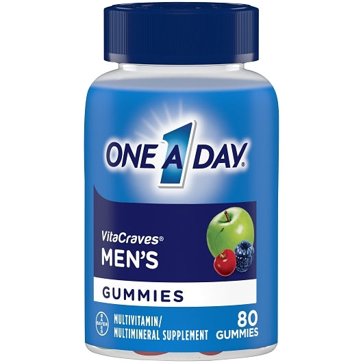 One A Day Men Multivitamin Gummies 50+ -  80 gummies