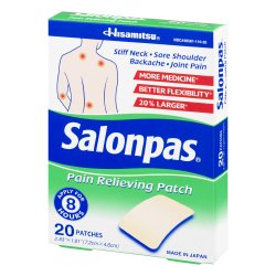 Salonpas pain relieving patch - 20 count