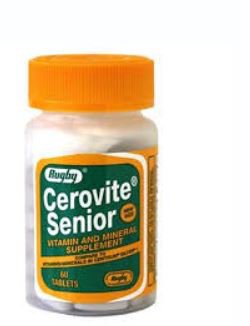 Rugby Cerovite Senior Multivitamin Supplement - 60 tablet