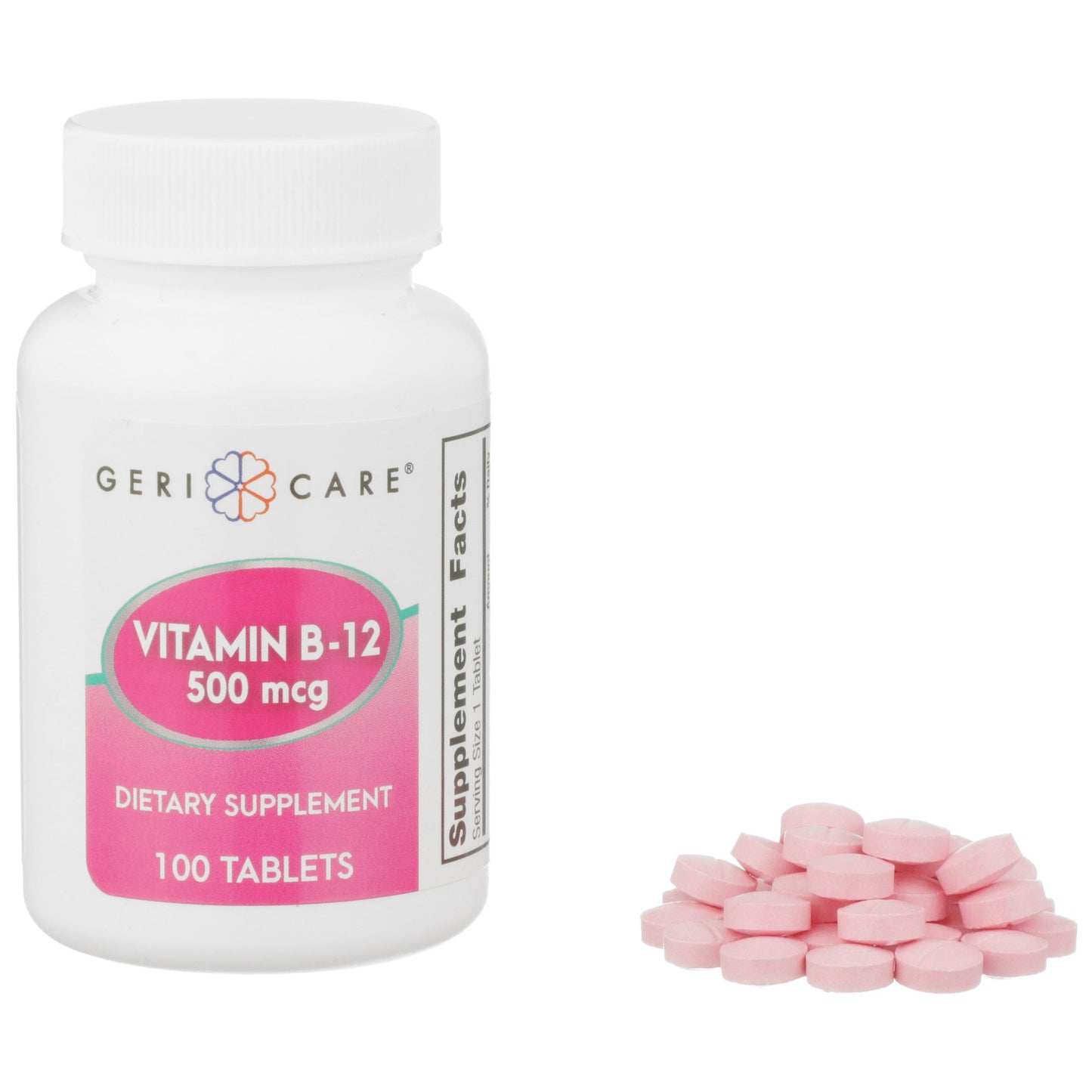 Gericare Vitamin B12 Tablet 500 mcg - 100 Tablet