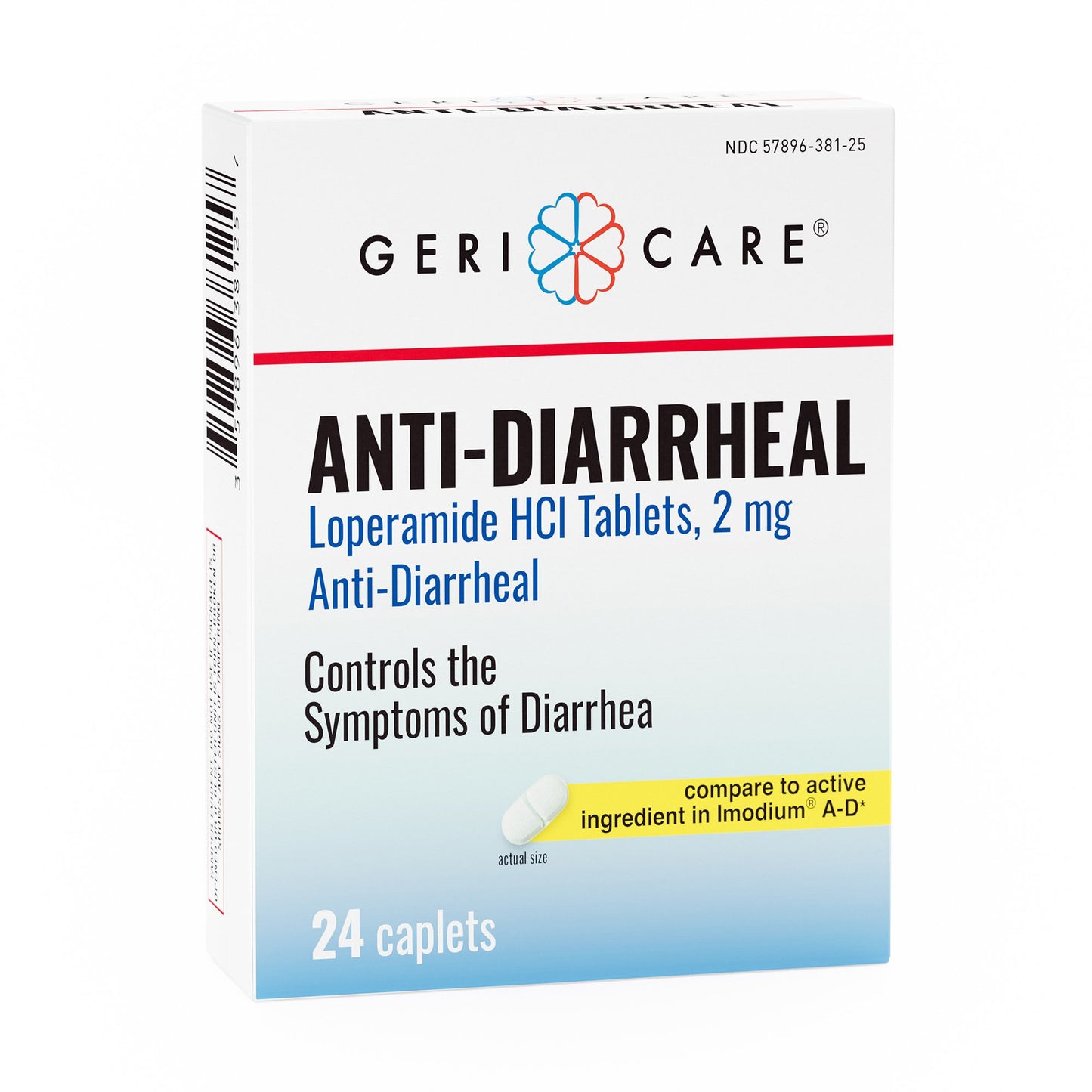 Gericare Anti-Diarrheal Caplet Loperamide 2 mg - 24 Caplet