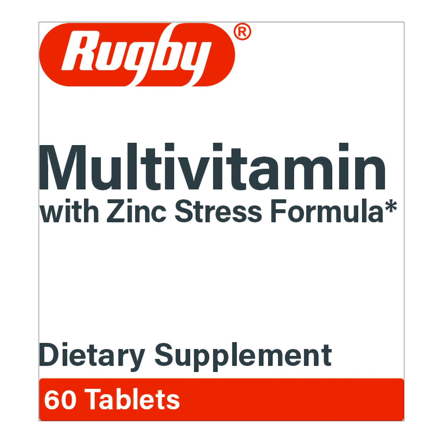 Rugby Multivitamin with Zinc Stress Formula - 60 Tablet