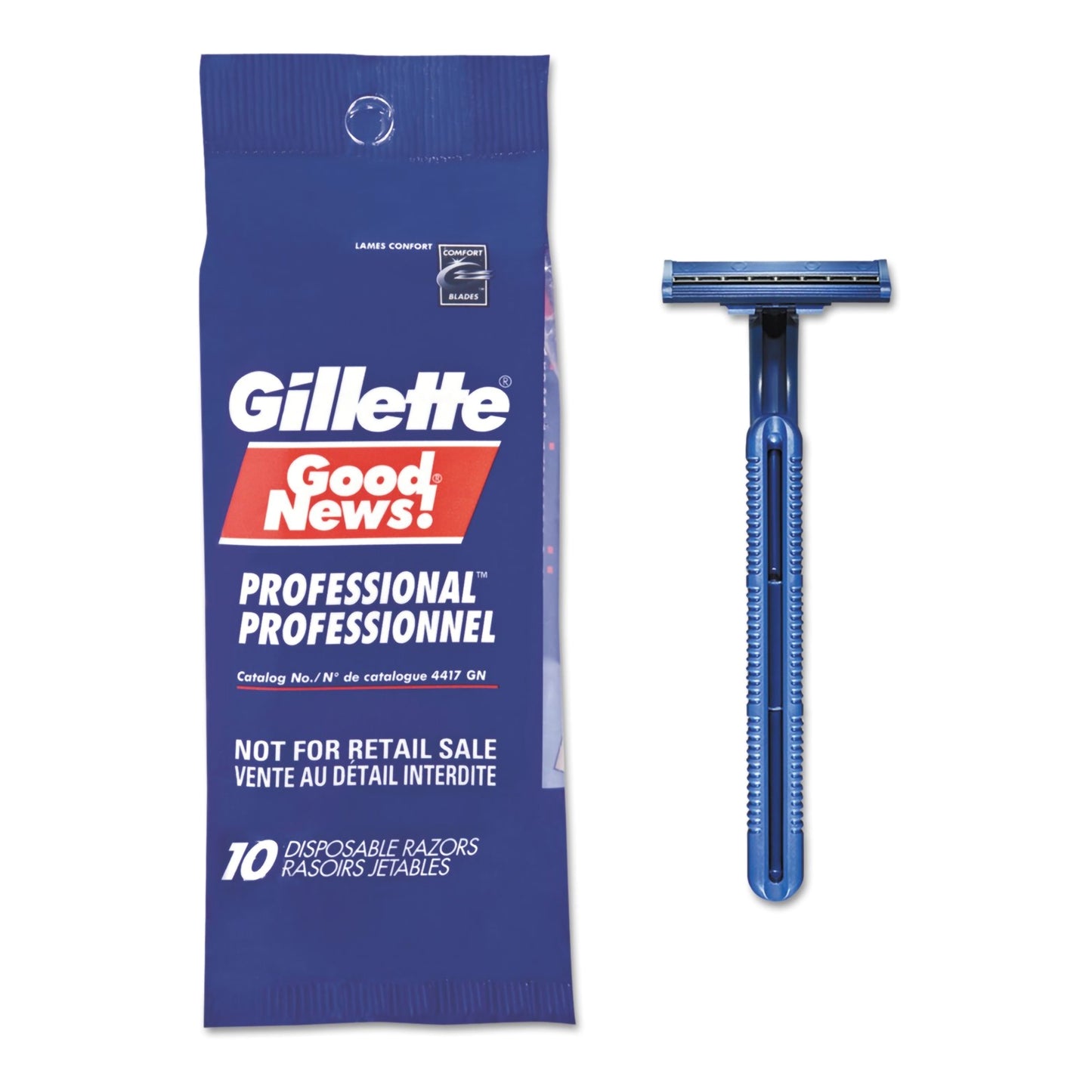 Gillette Personal Razor with Lubricating Strip - 10 Count