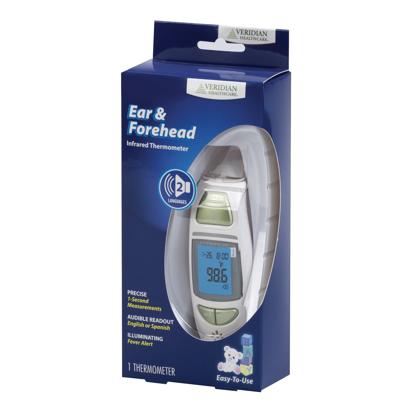 Talking Ear & Forehead Infrared Thermometer