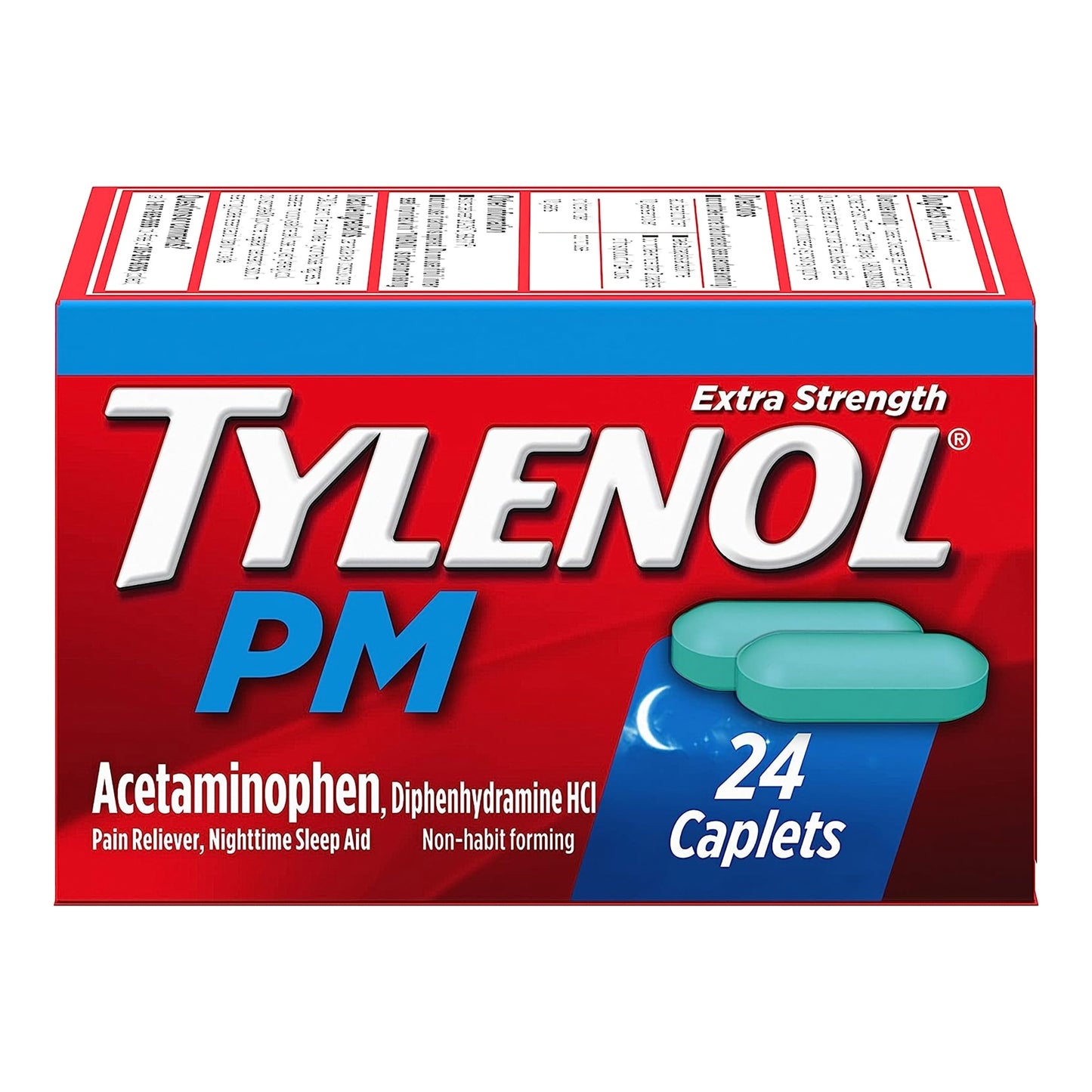 Tylenol PM 500 mg Night Time Pain Relief - 24 caplets