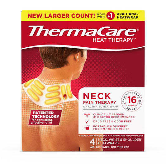 Instant Hot Patch HeatWraps, Neck and Shoulder - 4 count