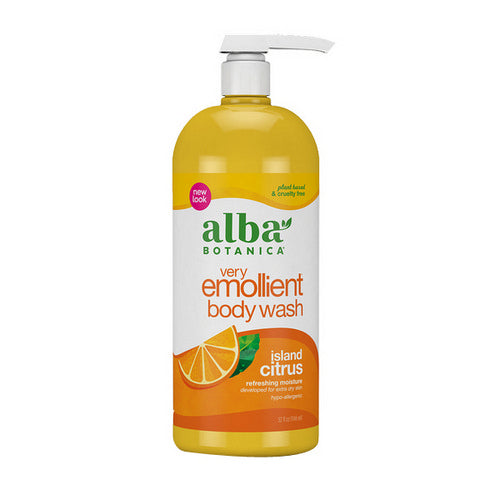 Alba Botanica, Body Bath Island Citrus, 32 Fl Oz