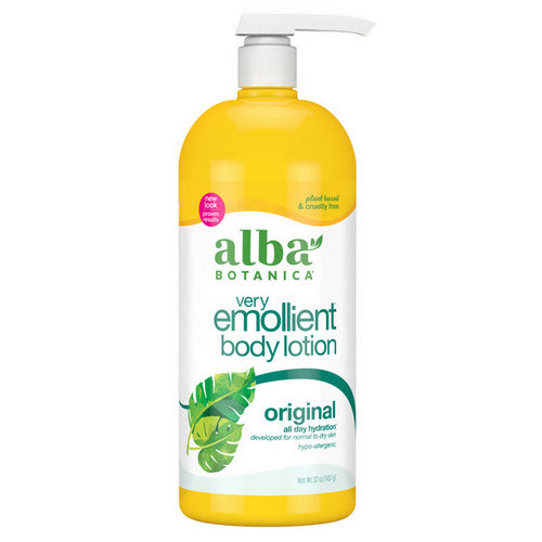 Alba Botanica, Body Lotion Very Emollient, 32 FL Oz