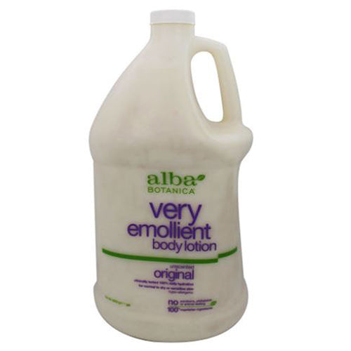 Alba Botanica, Body Lotion Very Emollient Unscented, 1 Gal