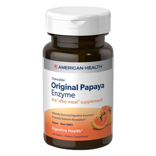 American Health, Original Papaya Enzyme, 100 Tabs