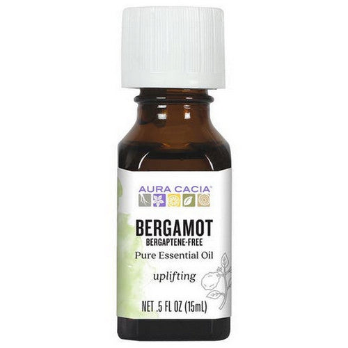 Aura Cacia, Essential Oil Bergamot-Bergaptene Free, (citrus bergamia) 0.5 Fl Oz