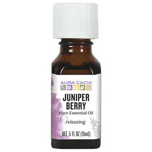 Aura Cacia, Essential Oil Juniper Berry, (juniperus communis) 0.5 Fl Oz