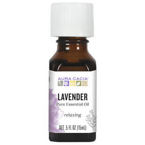 Aura Cacia, Essential Oil Lavender, (lavendula augustifolia) 0.5 Fl Oz