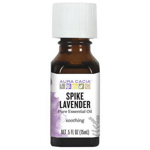 Aura Cacia, Essential Oil Lavender, Spike, (lavandula latifolia) 0.5 Fl Oz