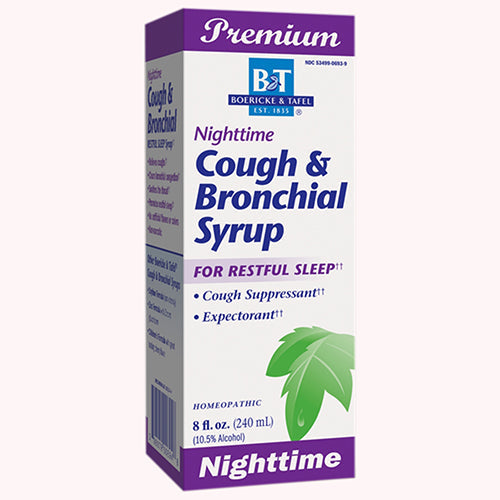 Boericke & Tafel, Nighttime Cough & Bronchial Syrup, 8 Oz