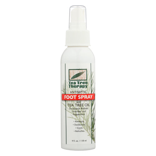 Tea Tree Therapy, Antiseptic Foot Spray, 4 Oz