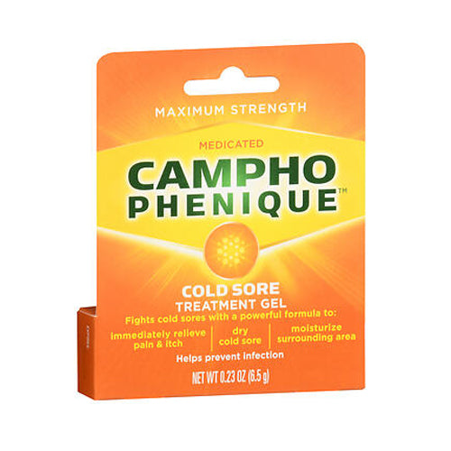 Campho-Phenique, Campho-Phenique Cold Sore Treatment Original Gel Formula, 0.23 Oz