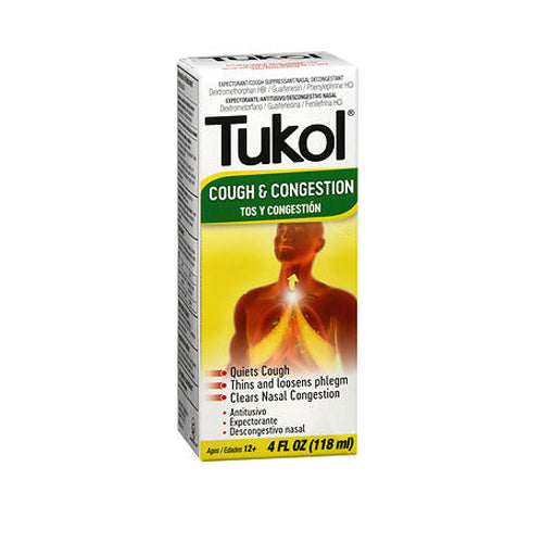 Tukol, Tukol Cough & Congestion Liquid Extra Strength, 4 Oz