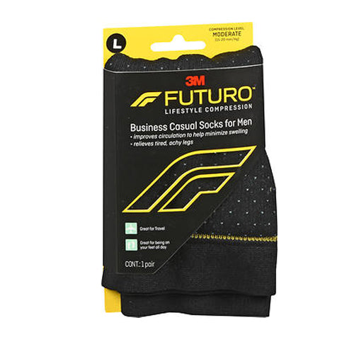 Futuro, Futuro Lifestyle Compression Business Casual Socks for Men Moderate, 1 Each