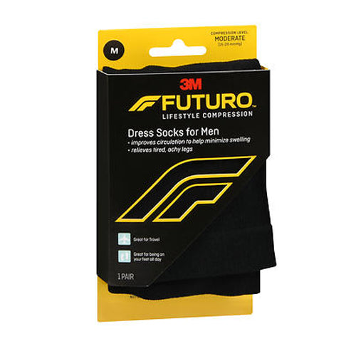 Futuro, Futuro Lifestyle Compression Dress Socks for Men Moderate, 1 Each