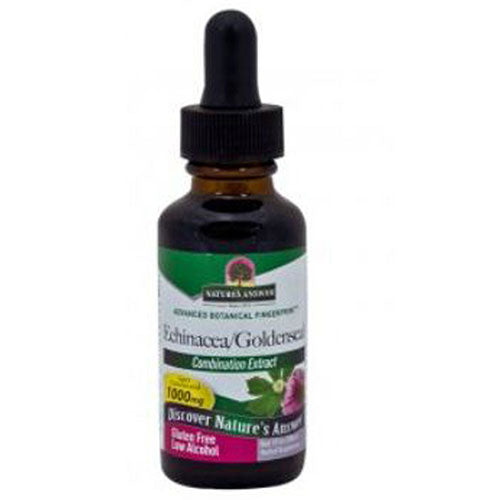 Nature's Answer, Echinacea/Goldenseal, w/Organic Alcohol 1 FL Oz