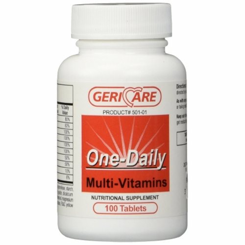 McKesson, Multivitamin Supplement Geri-Care Tablet 100 per Bottle, Count of 1