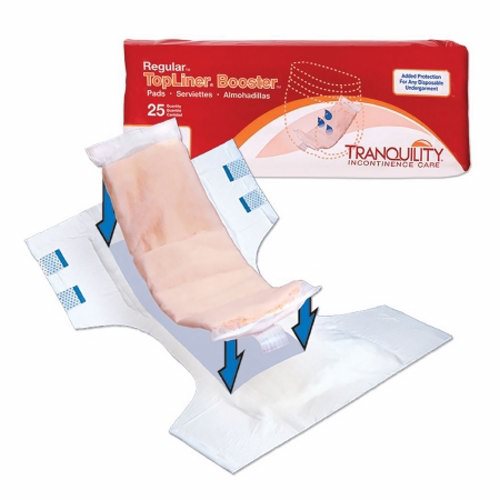 Principle Business Enterprises, Incontinence Booster Pad 2 3/4X14 In, Count of 25