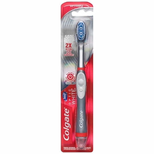 Colgate, Toothbrush Optic White Gray Child Soft, Count of 12