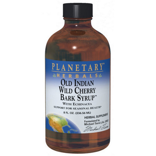 Planetary Herbals, Dr.Tierra's Wild Cherry Bark Syrup, 8 Oz