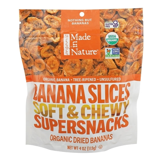 Made In Nature Dried Banana - 4 Ounce