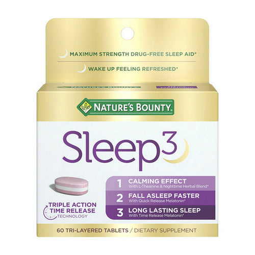 Nature's Bounty, Nature's Bounty Sleep3 Tri-Layered, 60 Tabs