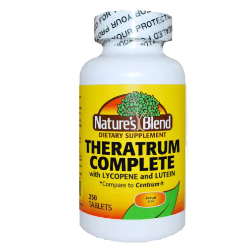 Nature's Blend, Theratrum Complete With Lutein & Lycopene, 250 Tabs