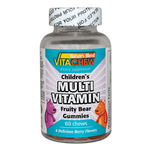 Nature's Blend, Children's Multivitamin Fruit Flavors Bear Shape, 60 Gummies