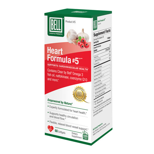 Bell Lifestyle, Heart Formula #5, 60 Softgels