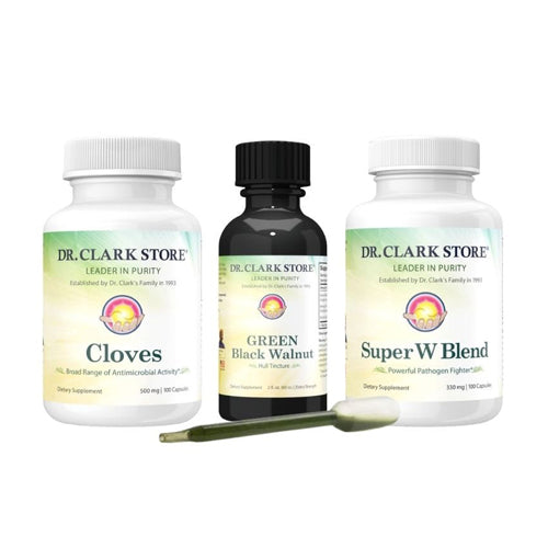 Dr. Clark Store, Parasite Cleanse Kit, 3 Kits