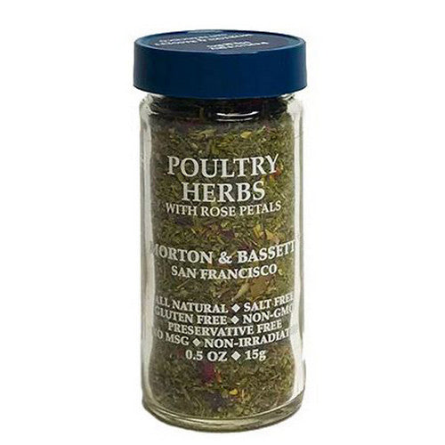 Morton & Bassett, Herbs Poultry Rose Petals, 0.5 Oz