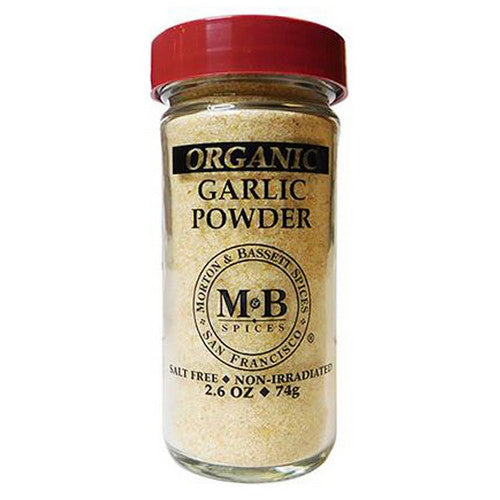 Morton & Bassett, Organic Seasoning Garlic Powder, 2.6 Oz