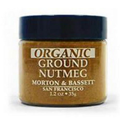 Morton & Bassett, Organic Spice Ground Nutmeg Mini, 1.2 Oz