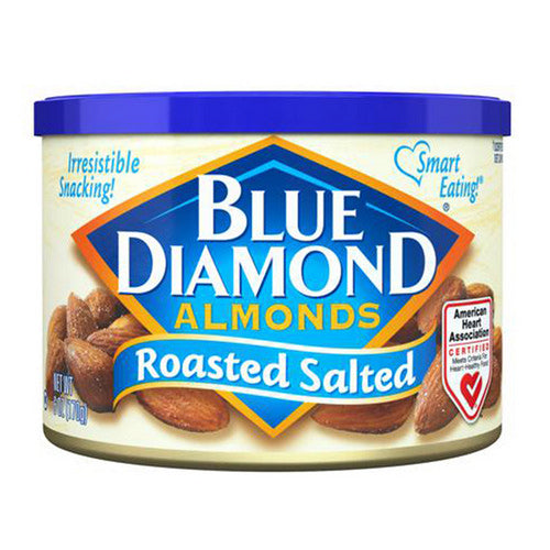 Blue Diamond, Roasted Salted Almonds, 6 Oz