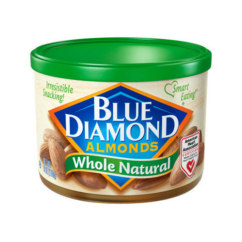 Blue Diamond, Whole Natural Almonds, 6 Oz