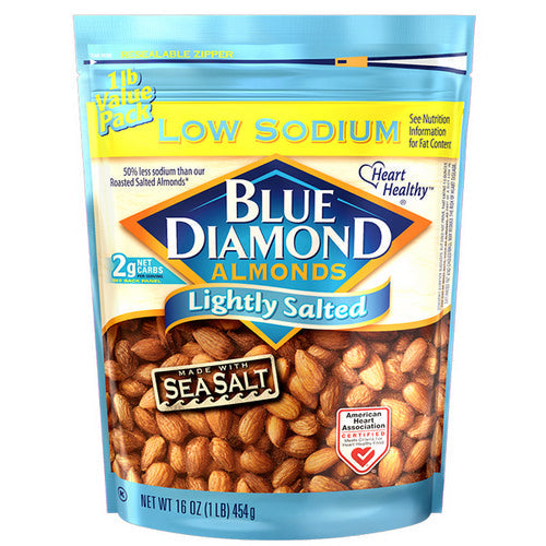 Blue Diamond, Almonds Lightly Salted, 16 Oz