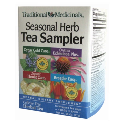 Traditional Medicinals, Seasonal Sampler Teas, 16 Bags