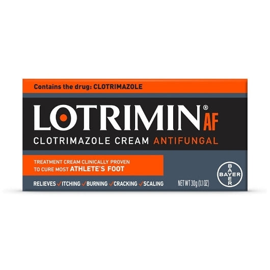 Lotrimin AF Cream: 1% Clotrimazole Antifungal Treatment, 1.1 Ounce