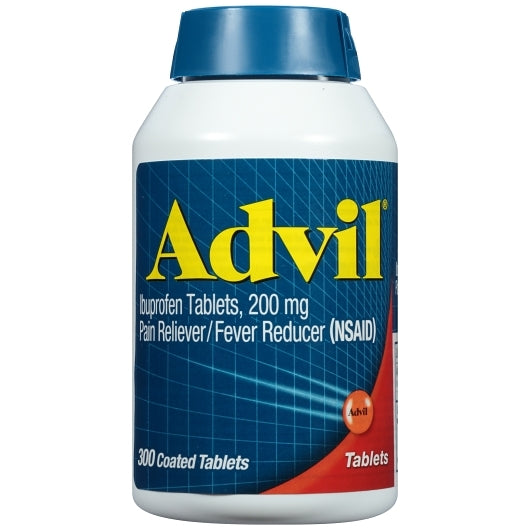 Advil ibuprofen pain reliever - 200 mg 300 coated tablets