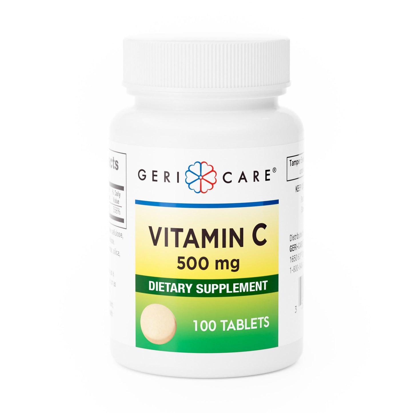 Gericare Vitamin C, 500 mg - 100 count