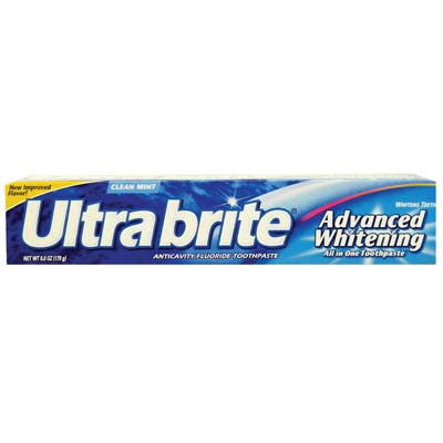 Ultrabrite advance whitening toothpaste - 6 ounce