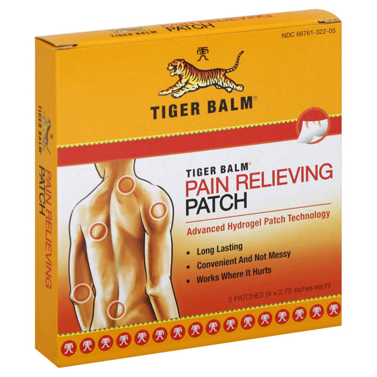 Tiger Balm Topical Pain Relief Patch - 5 count