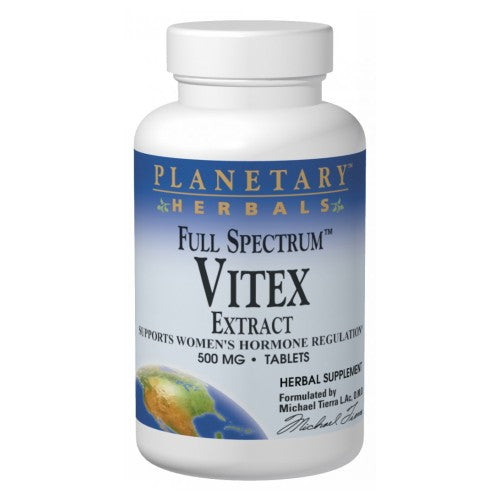 Planetary Herbals, Full Spectrum Vitex Extract, 120 Tabs