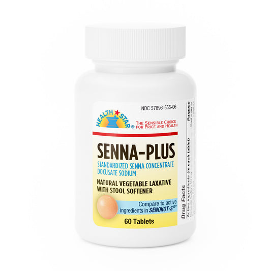 Senna Plus Laxative & Stool Softener - 60 Tablet