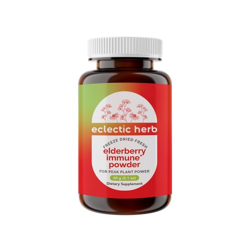 Eclectic Herb, Elderberry Immune, 60 Gram